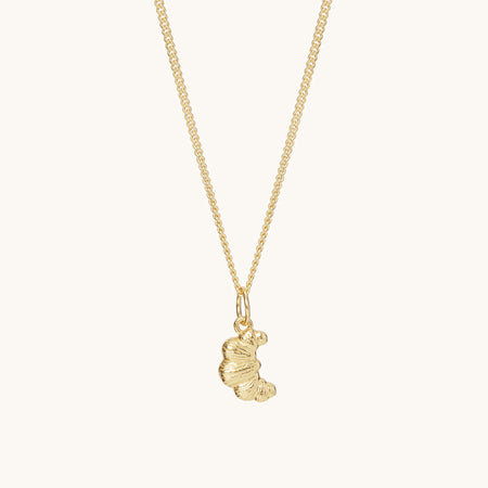 Croissant Necklace Gold